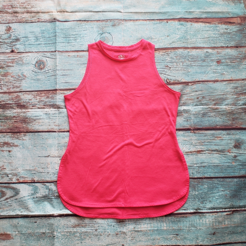 🌺 4/$20 Athletic Works Bright Pink Active Tank Top Size Small